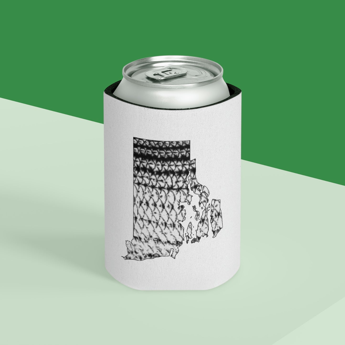 Tail-Whip Rhode Island Striper Skin Can Cooler