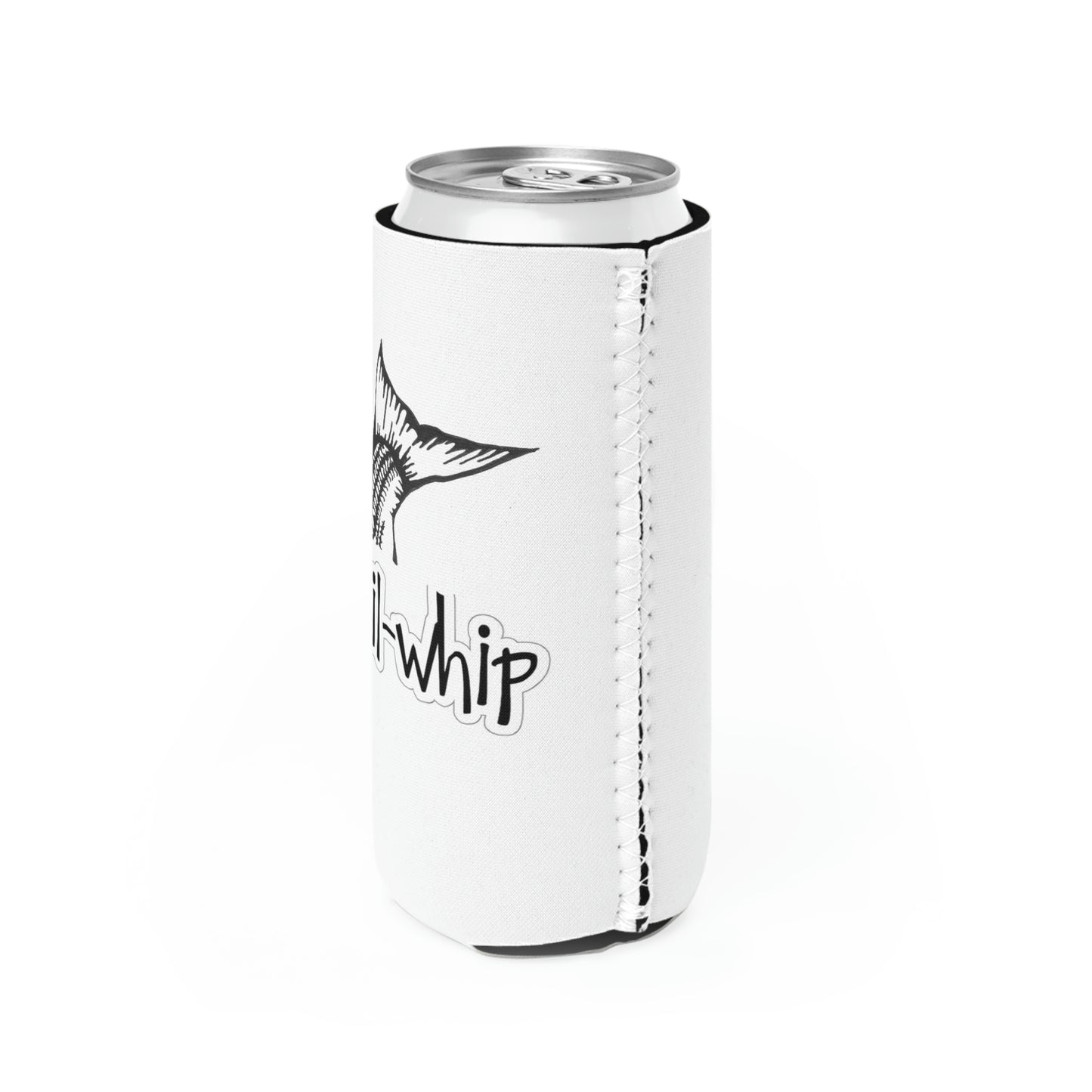 Tail-Whip Rhode Island Striper Skin Slim Can Cooler